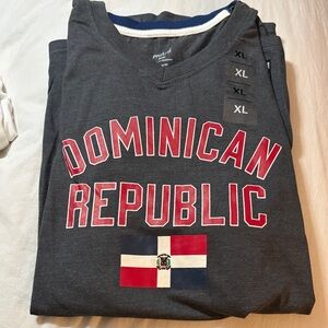 Dominican Republic Graphic Tee - Charcoal